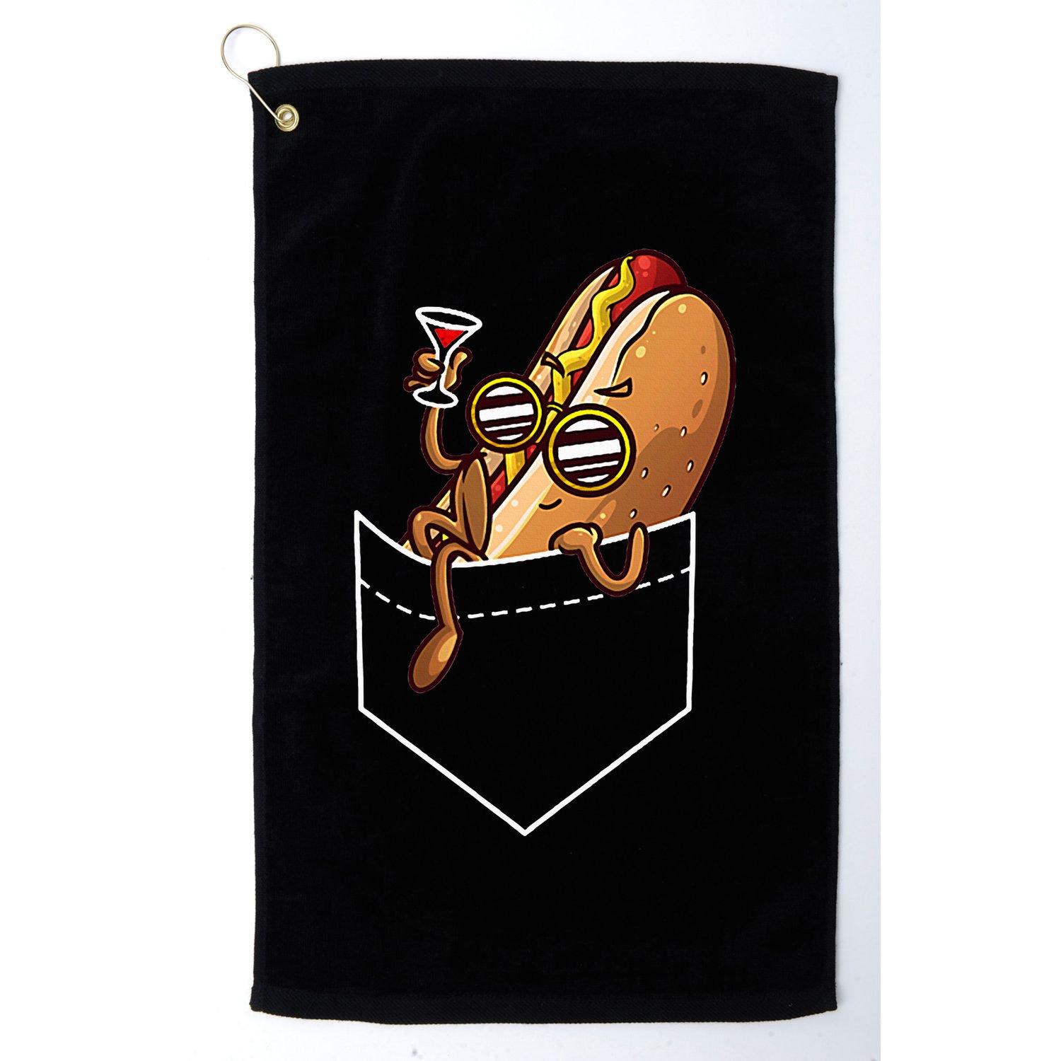 Cool Hot Dog Design For Women Dish Hot Dog Lovers Golf Towel