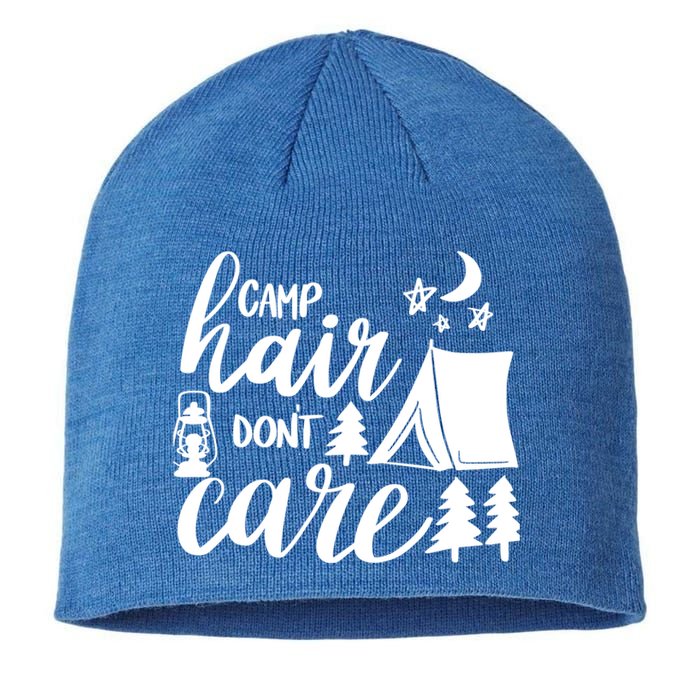 Camp Hair Dont Care Camping Hiking Mountaineering Gift Sustainable Beanie