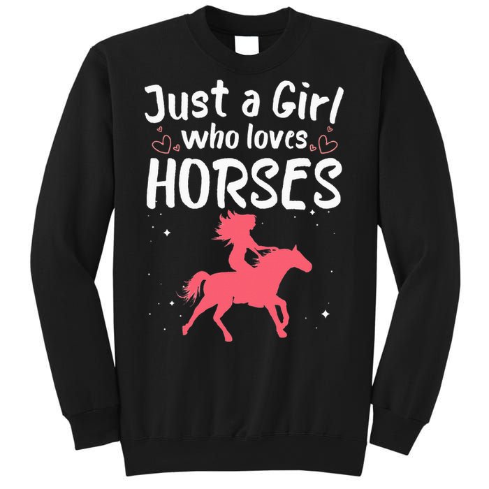 Cute Horse Design For  Horse Riding Equestrian Sweatshirt