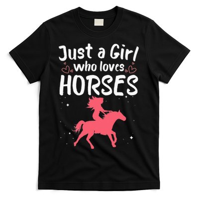 Cute Horse Design For  Horse Riding Equestrian T-Shirt