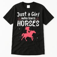 Cute Horse Design For  Horse Riding Equestrian Tall T-Shirt