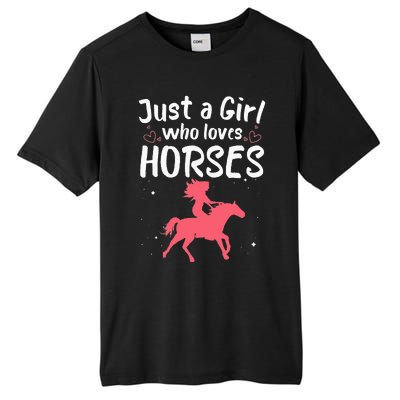 Cute Horse Design For  Horse Riding Equestrian Tall Fusion ChromaSoft Performance T-Shirt