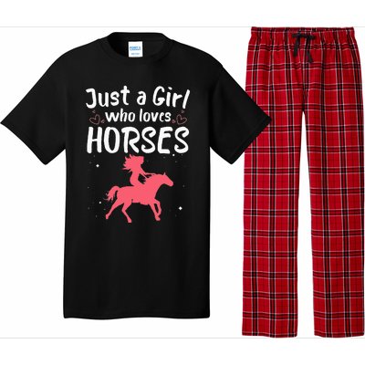 Cute Horse Design For  Horse Riding Equestrian Pajama Set