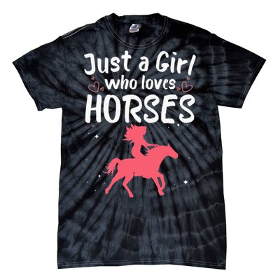 Cute Horse Design For  Horse Riding Equestrian Tie-Dye T-Shirt