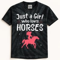 Cute Horse Design For  Horse Riding Equestrian Kids Tie-Dye T-Shirt