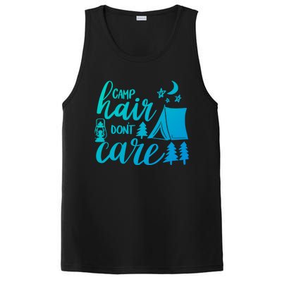 Camp Hair Dont Care Camping Hiking Mountaineering Gift PosiCharge Competitor Tank