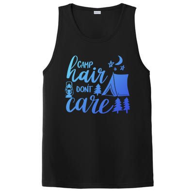 Camp Hair Dont Care Camping Hiking Mountaineering Gift PosiCharge Competitor Tank