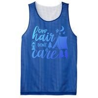 Camp Hair Dont Care Camping Hiking Mountaineering Gift Mesh Reversible Basketball Jersey Tank