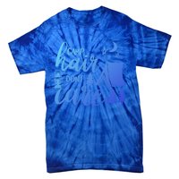 Camp Hair Dont Care Camping Hiking Mountaineering Gift Tie-Dye T-Shirt