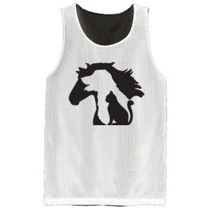 Cute Horse Dog Cat Lover Tee Women Mothers Day Mesh Reversible Basketball Jersey Tank