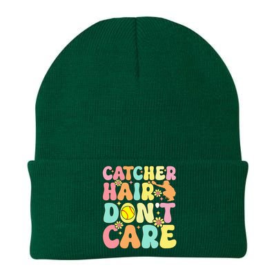 Catcher Hair DonT Care Softball Catcher Softball Player Knit Cap Winter Beanie