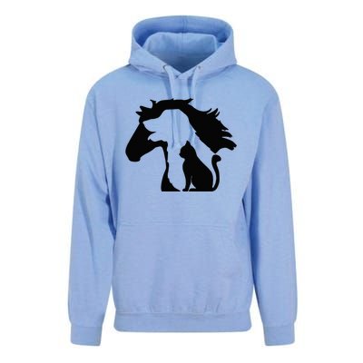 Cute Horse Dog Cat Lover Mother's Day Unisex Surf Hoodie