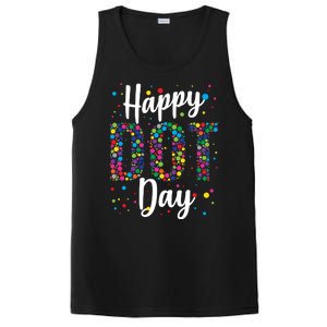 Colorful Happy DOT Day International DOT Day PosiCharge Competitor Tank