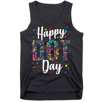 Colorful Happy DOT Day International DOT Day Tank Top