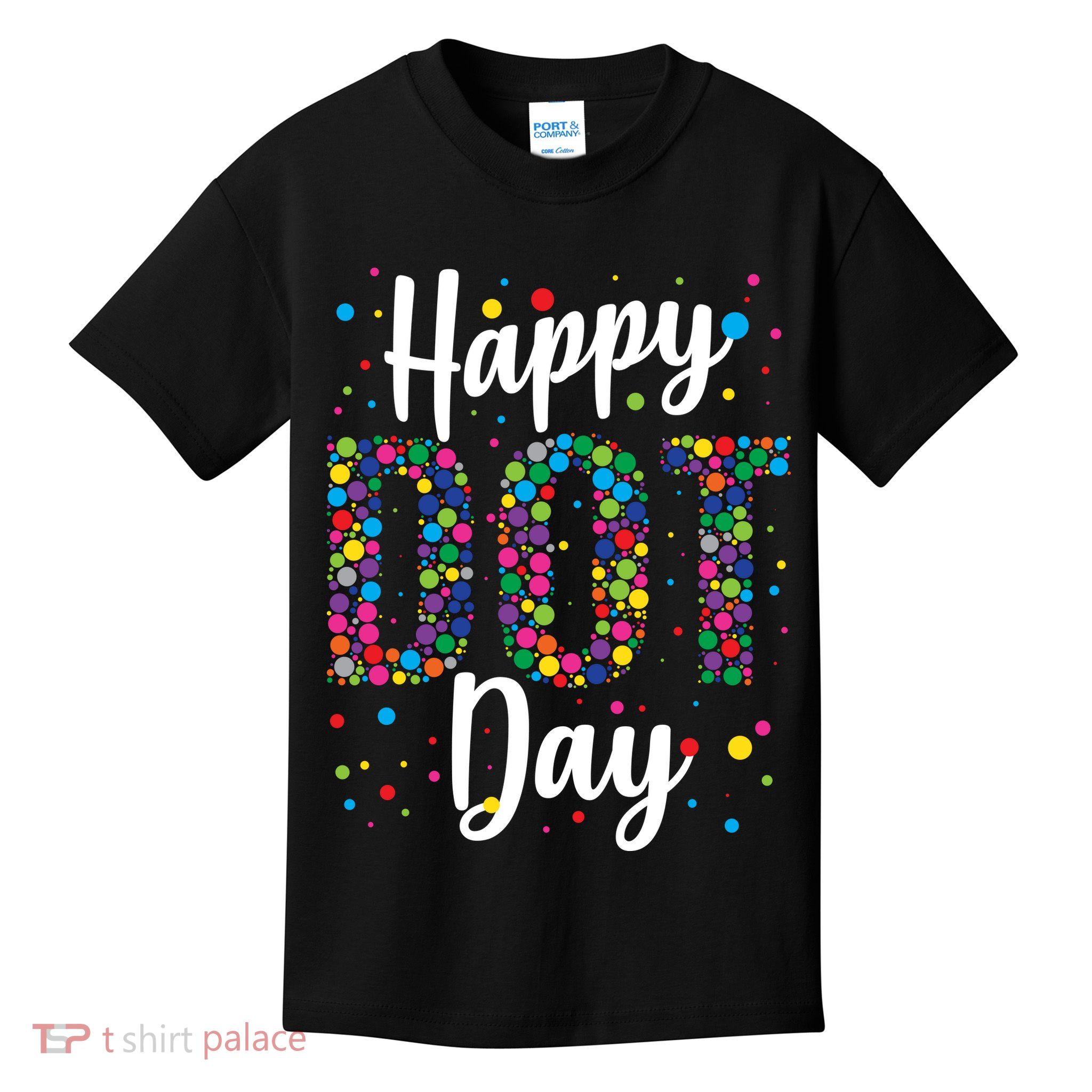 Colorful Happy DOT Day International DOT Day Kids T-Shirt
