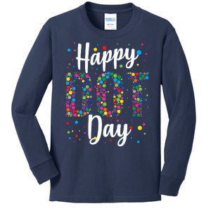 Colorful Happy DOT Day International DOT Day Kids Long Sleeve Shirt