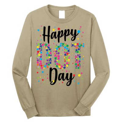 Colorful Happy DOT Day International DOT Day Long Sleeve Shirt
