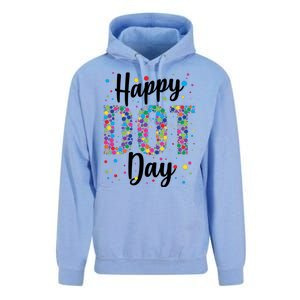 Colorful Happy DOT Day International DOT Day Unisex Surf Hoodie