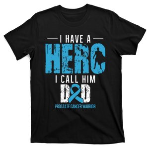 Call Him Dad Prostate Cancer Awareness Support Ribbon T-Shirt