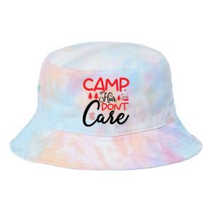 Camp Hair Dont Care Funny Camping Tie Dye Newport Bucket Hat