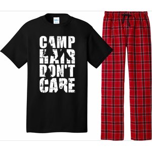 Camp Hair Dont Care Camping Gift Pajama Set