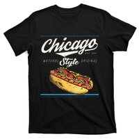 Chicago Hot Dog Hotdog Tourist Summer Souvenir Travel T-Shirt