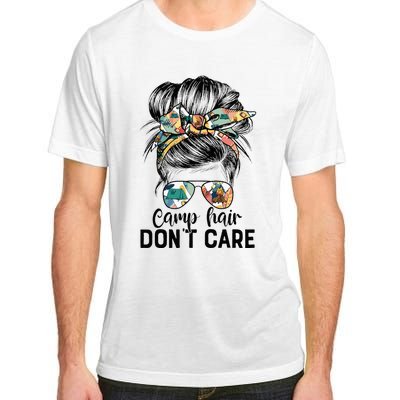 Camp Hair DonT Care Messy Hair Woman Glasses Life Adult ChromaSoft Performance T-Shirt