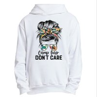 Camp Hair DonT Care Messy Hair Woman Glasses Life Urban Pullover Hoodie