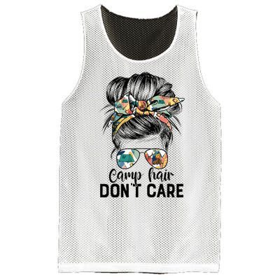 Camp Hair DonT Care Messy Hair Woman Glasses Life Mesh Reversible Basketball Jersey Tank