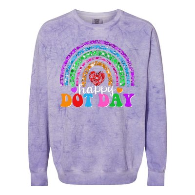 Cute Happy Dot Day Polka Dots Colorblast Crewneck Sweatshirt