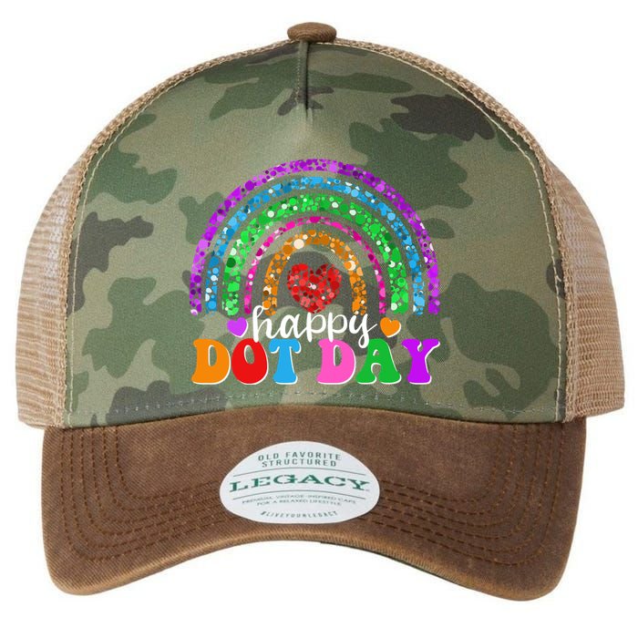Cute Happy Dot Day Polka Dots Legacy Tie Dye Trucker Hat