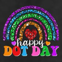 Cute Happy Dot Day Polka Dots 7 Panel Mesh Trucker Snapback Hat