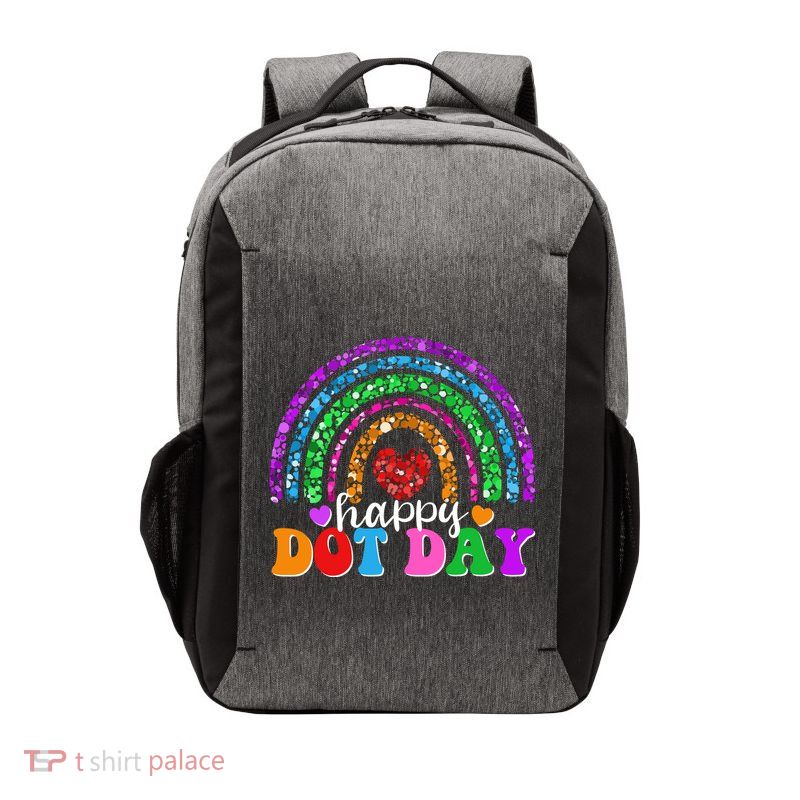 Cute Happy Dot Day Polka Dots Vector Backpack