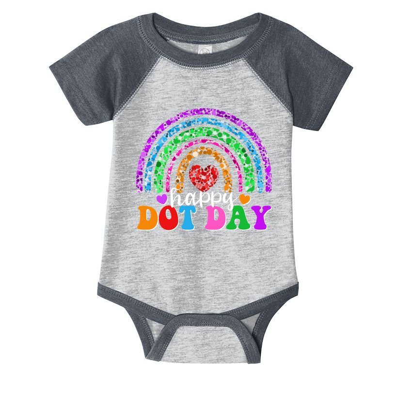 Cute Happy Dot Day Polka Dots Infant Baby Jersey Bodysuit