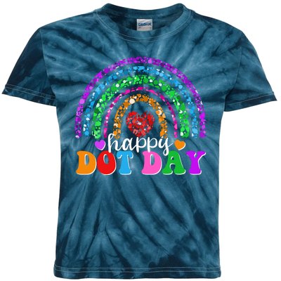 Cute Happy Dot Day Polka Dots Kids Tie-Dye T-Shirt