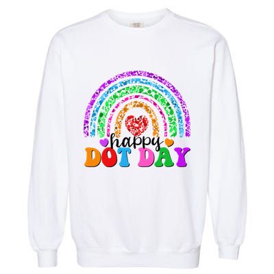 Cute Happy Dot Day Polka Dots Garment-Dyed Sweatshirt