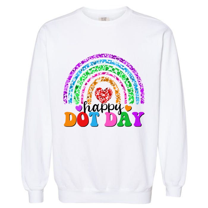 Cute Happy Dot Day Polka Dots Garment-Dyed Sweatshirt