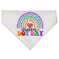 Cute Happy Dot Day Polka Dots USA-Made Doggie Bandana