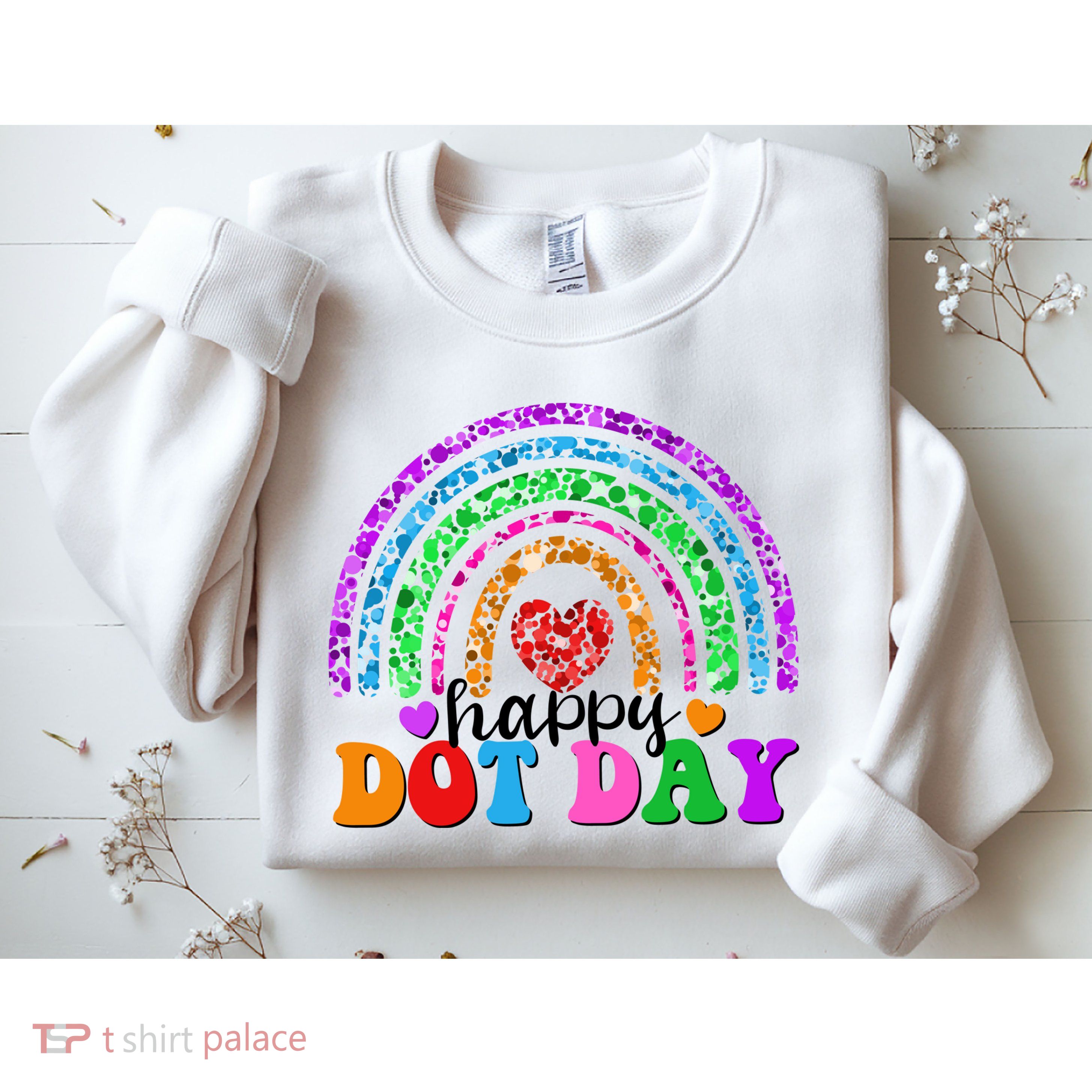 Cute Happy Dot Day Polka Dots Sweatshirt