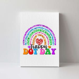 Cute Happy Dot Day Polka Dots Canvas