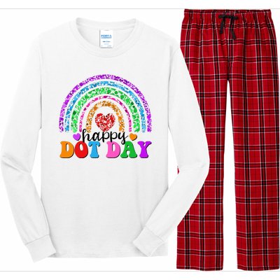 Cute Happy Dot Day Polka Dots Long Sleeve Pajama Set