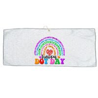 Cute Happy Dot Day Polka Dots Large Microfiber Waffle Golf Towel
