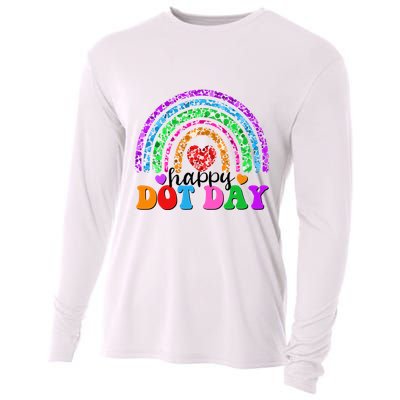 Cute Happy Dot Day Polka Dots Cooling Performance Long Sleeve Crew