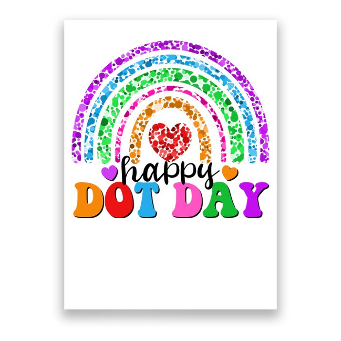 Cute Happy Dot Day Polka Dots Poster