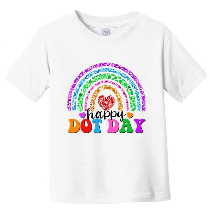 Cute Happy Dot Day Polka Dots Toddler T-Shirt