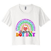 Cute Happy Dot Day Polka Dots Crop Top