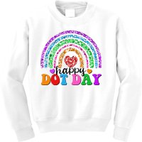 Cute Happy Dot Day Polka Dots Kids Sweatshirt