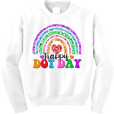 Cute Happy Dot Day Polka Dots Kids Sweatshirt