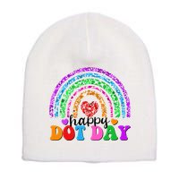 Cute Happy Dot Day Polka Dots Short Acrylic Beanie