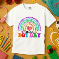 Cute Happy Dot Day Polka Dots Kids T-Shirt